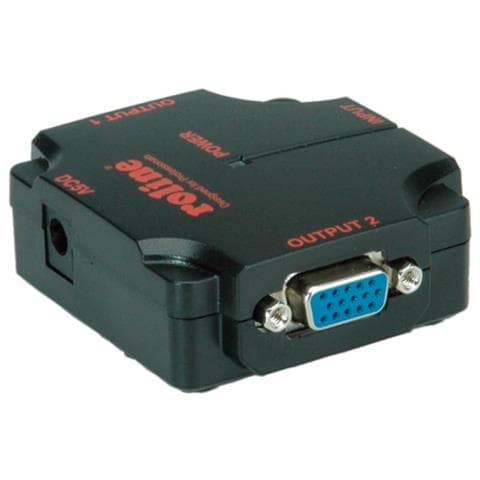VGA Video Splitter, 450 MHz, 2-way, 1920 x 1080 Pixels, 450 MHz, 25 x 70 x 66 mm - Foto 2